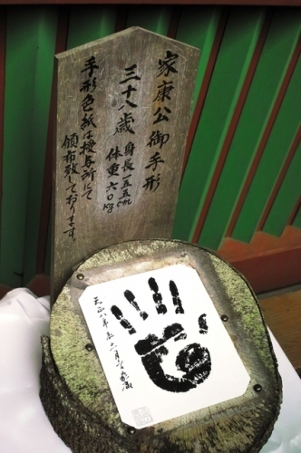 徳川家康の手相拓