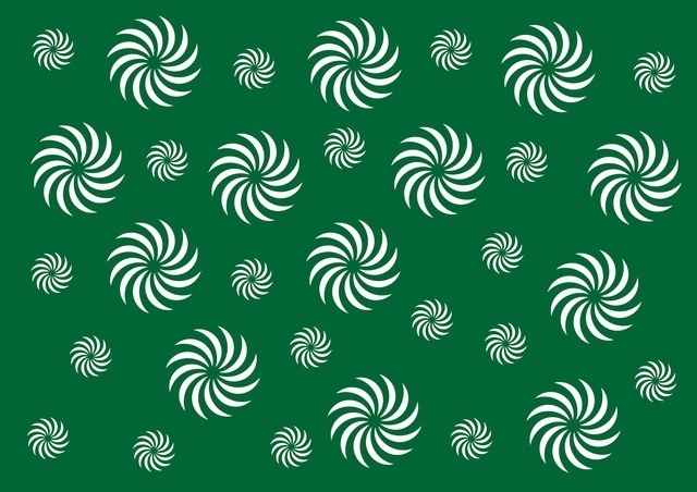 毛卍文(けまんもん)和柄模様イメージ