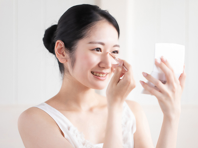 鼻が大きい人に似合うメイク