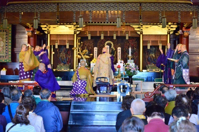 日光山中禅寺の大法要、観音講