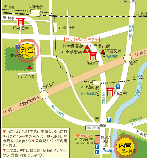 伊勢神宮の正しい回り方